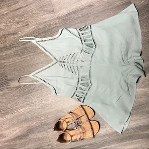 Romper with cut-out designs